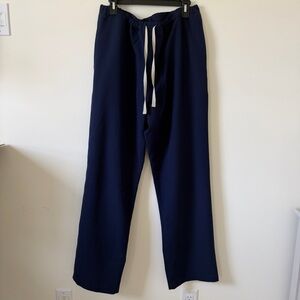 Figs Navy Scrub Bottom Size XL